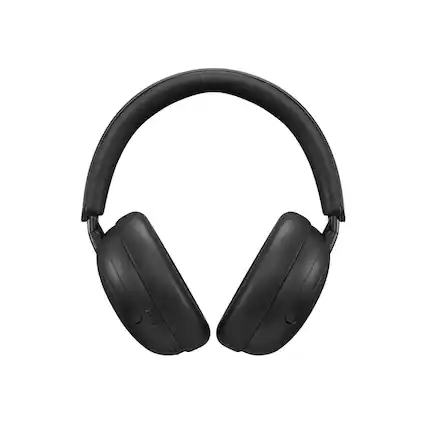 Front. Lenovo - Lenovo 2000 Wireless Closed-Back Over-Ear Headset - Black.