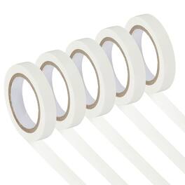 Unique Bargains - Grip Fishing Tape, PVC Racquet Finishing Tapes Racket Accessories Sticky Seal - For Tennis Badminton, 5pcs & 32.8ft - White
