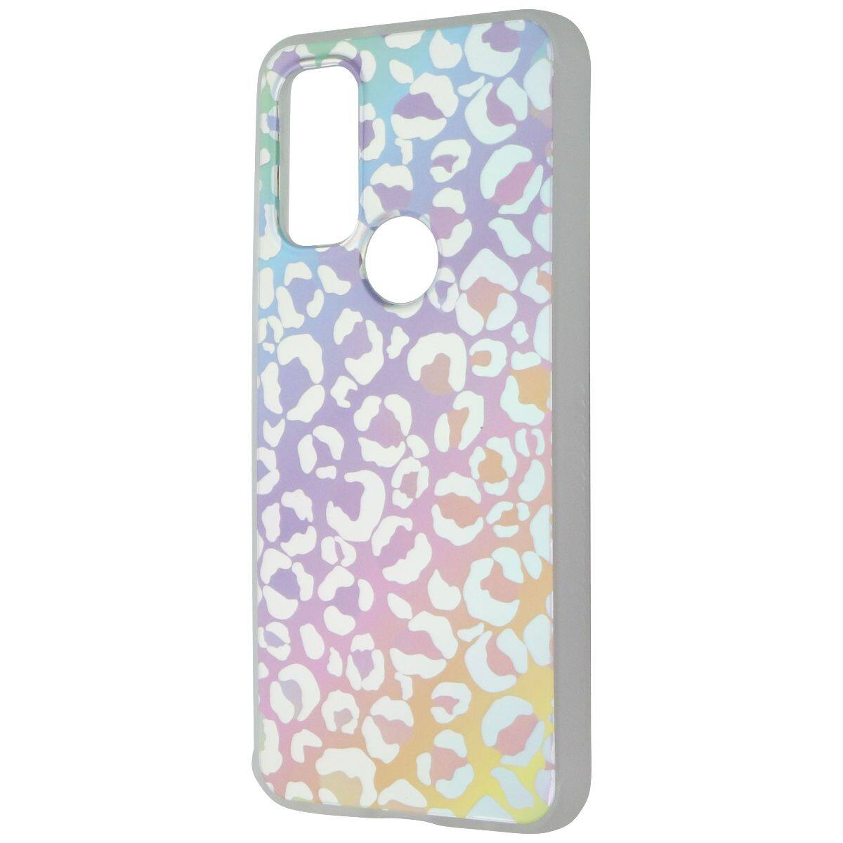Front. Mybat Pro - Mybat Pro Mood Series Case for Motorola Moto G Pure - Holographic Leopard - Multicolor.