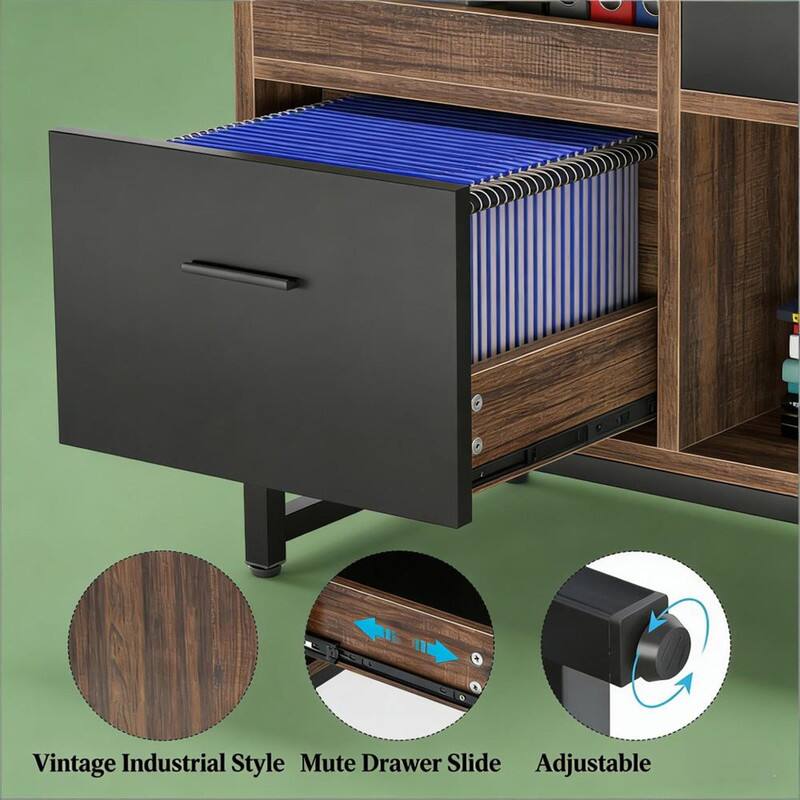 Vintage Industrial Style Mute Drawer Slide Adjustable