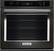 Front. KitchenAid - 30" Built-In Single Electric Convection Wall Oven - Black stainless steel.