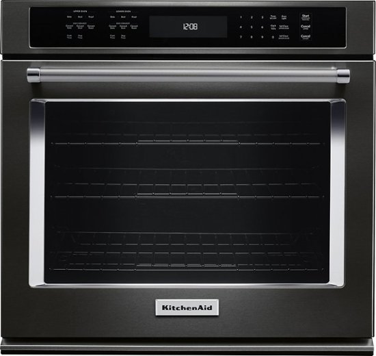 30 Single Wall Oven in Black Stainless Steel