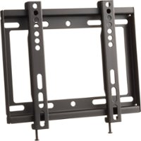 Insignia™ - Fixed TV Wall Mount for Most 19" - 43" TVs - Black - Angle_Zoom