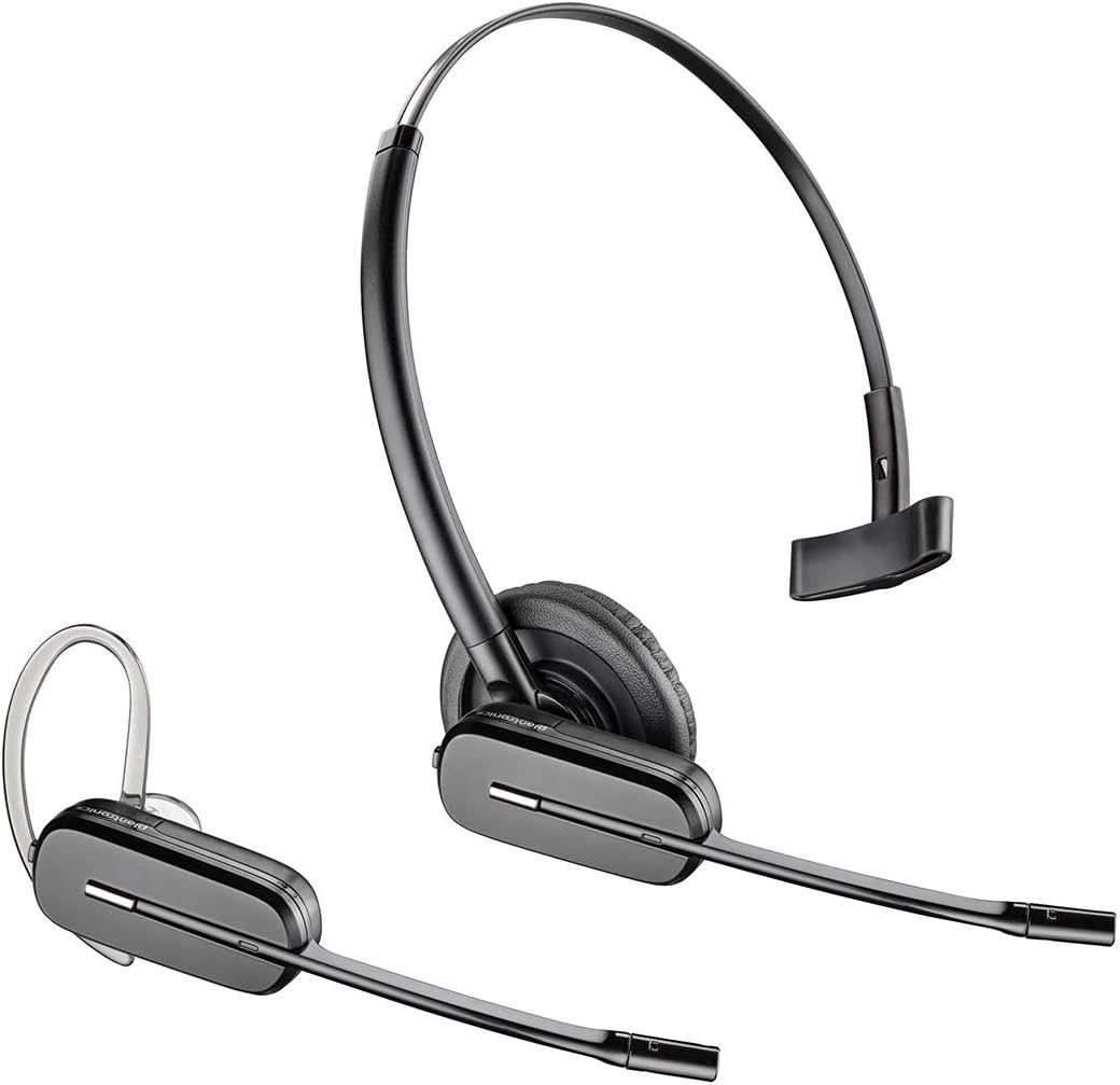 Alt View 4. Poly - Poly (Plantronics + Polycom) CS540 Wireless Headset System - BLACK.