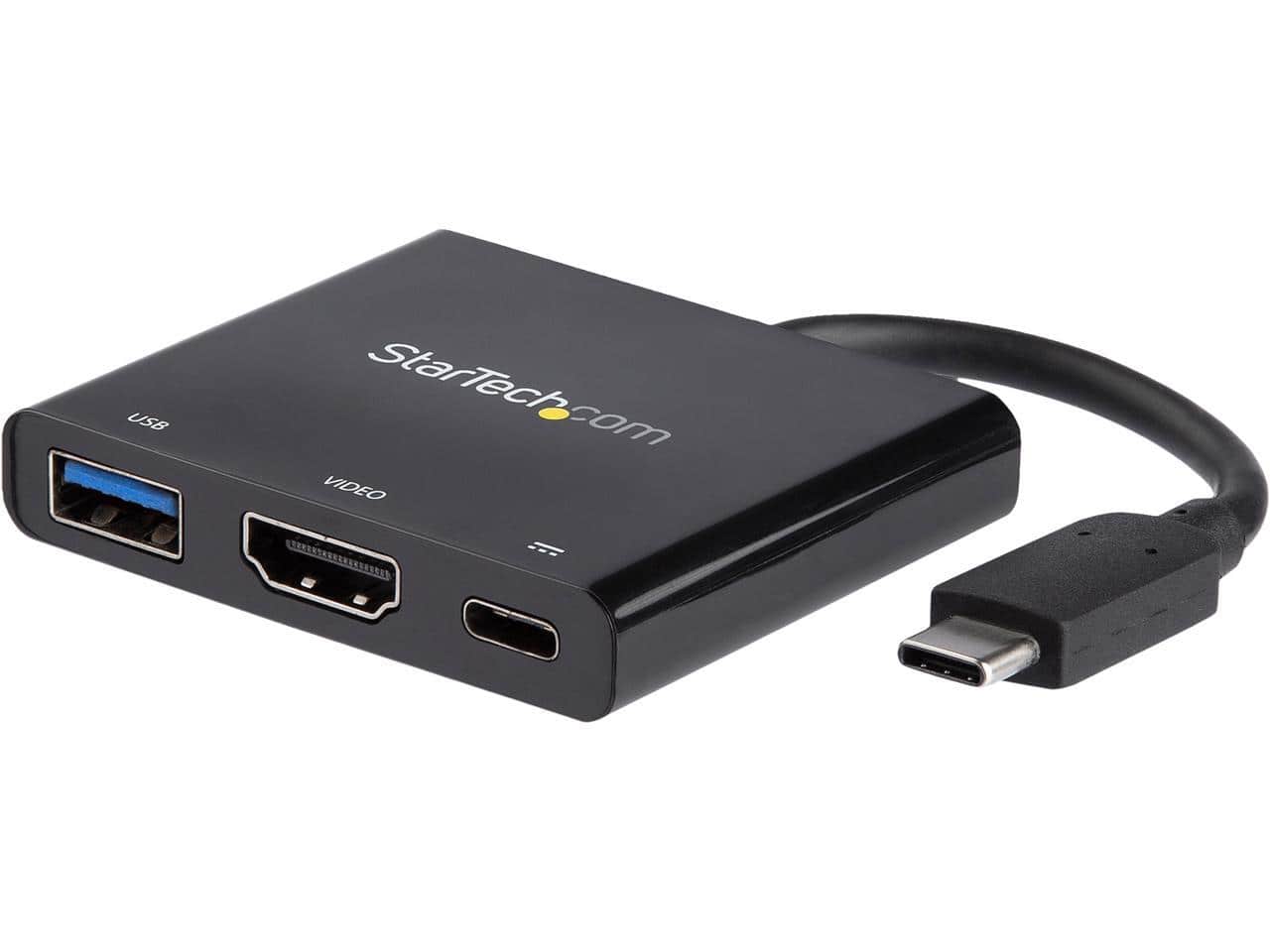 StarTech.com - USB-C to HDMI Adapter - 4K 30Hz, Thunderbolt 3, USB PD