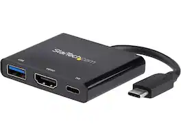 StarTech.com - USB-C to HDMI Adapter - 4K 30Hz, Thunderbolt 3, USB PD