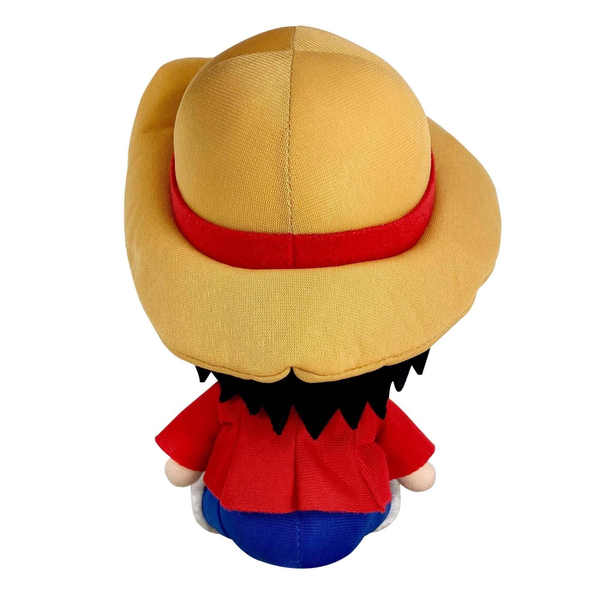 Alt View 10. Great Eastern - One Piece Zou Arc Monkey D. Luffy 6 Inch Sitting Plush - Red.