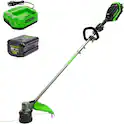 80V 17" Brushless String Trimmer with 2.0Ah Battery & Charger
