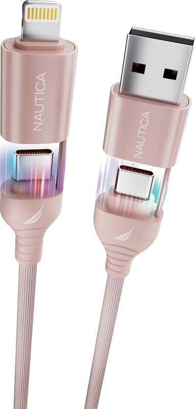 Nautica - Multi Port Cable Urban CB405 ( 4In1 ) (100W) ( 4 Ft - Nude
