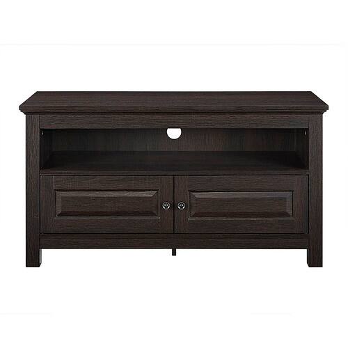 Walker Edison Furniture - TV Stand for Most Flat-Panel TVs Up to 48" - Espresso - Larger Front