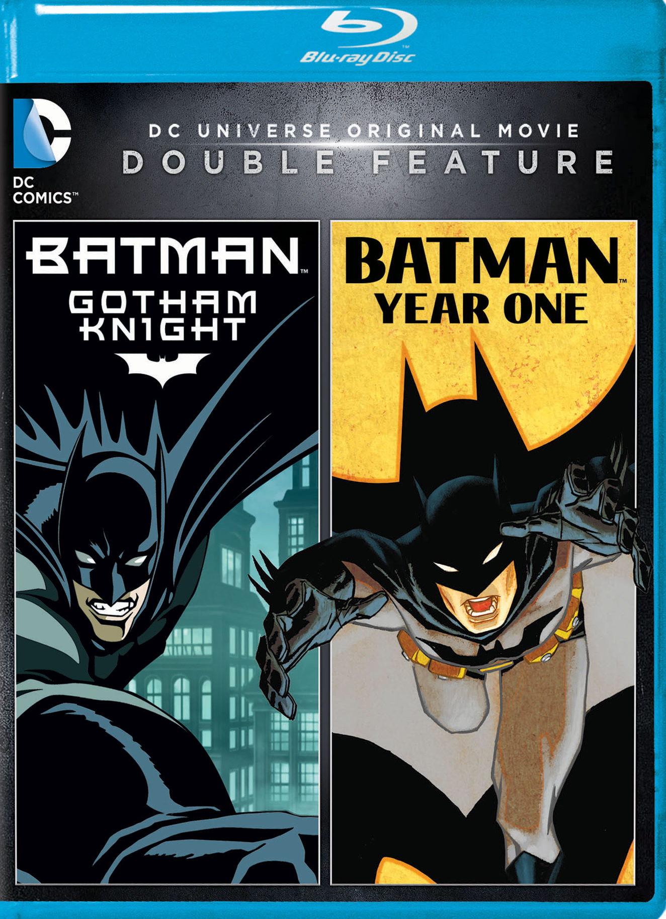 DC Universe Original Movie Double Feature: Batman: Gotham Knight/Batman:  Year One [Blu-ray] - Best Buy