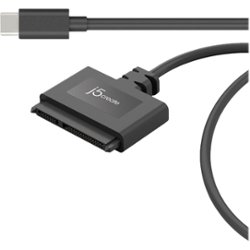 j5create - USB Type-C to SATA adapter - Black - Front_Zoom