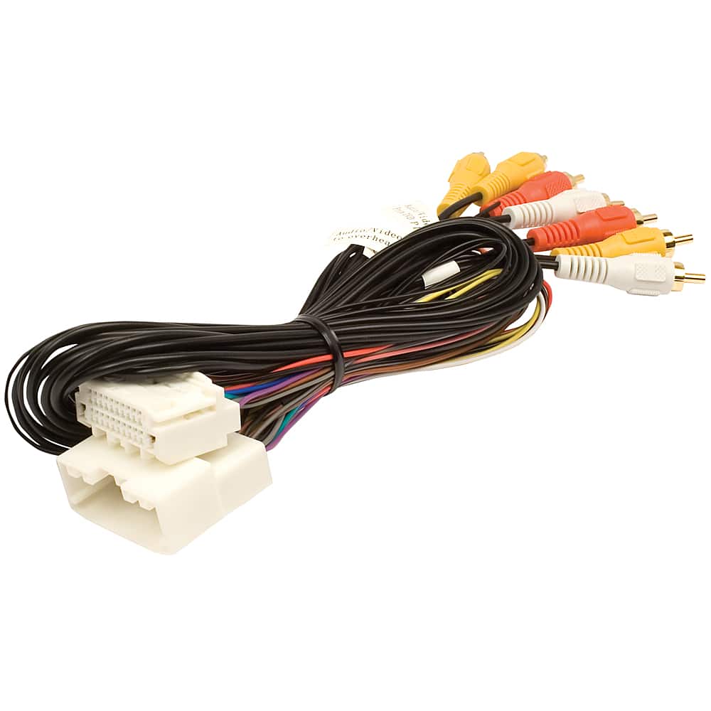 Front. PAC - Factory VES Retention and Video Output Cable for Select Chrysler, Dodge, and Jeep Vehicles - Multi.