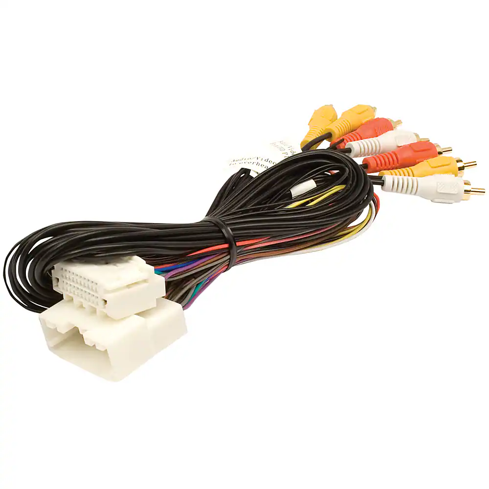 Front. PAC - Factory VES Retention and Video Output Cable for Select Chrysler, Dodge, and Jeep Vehicles - Multi.