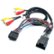 Front. PAC - Overhead LCD Retention Cable for Select Chevrolet and GMC Vehicles - Black.