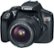 Left Zoom. Canon - EOS Rebel T6 DSLR Two Lens Kit with EF-S 18-55mm IS II and EF 75-300mm III lens - Black.