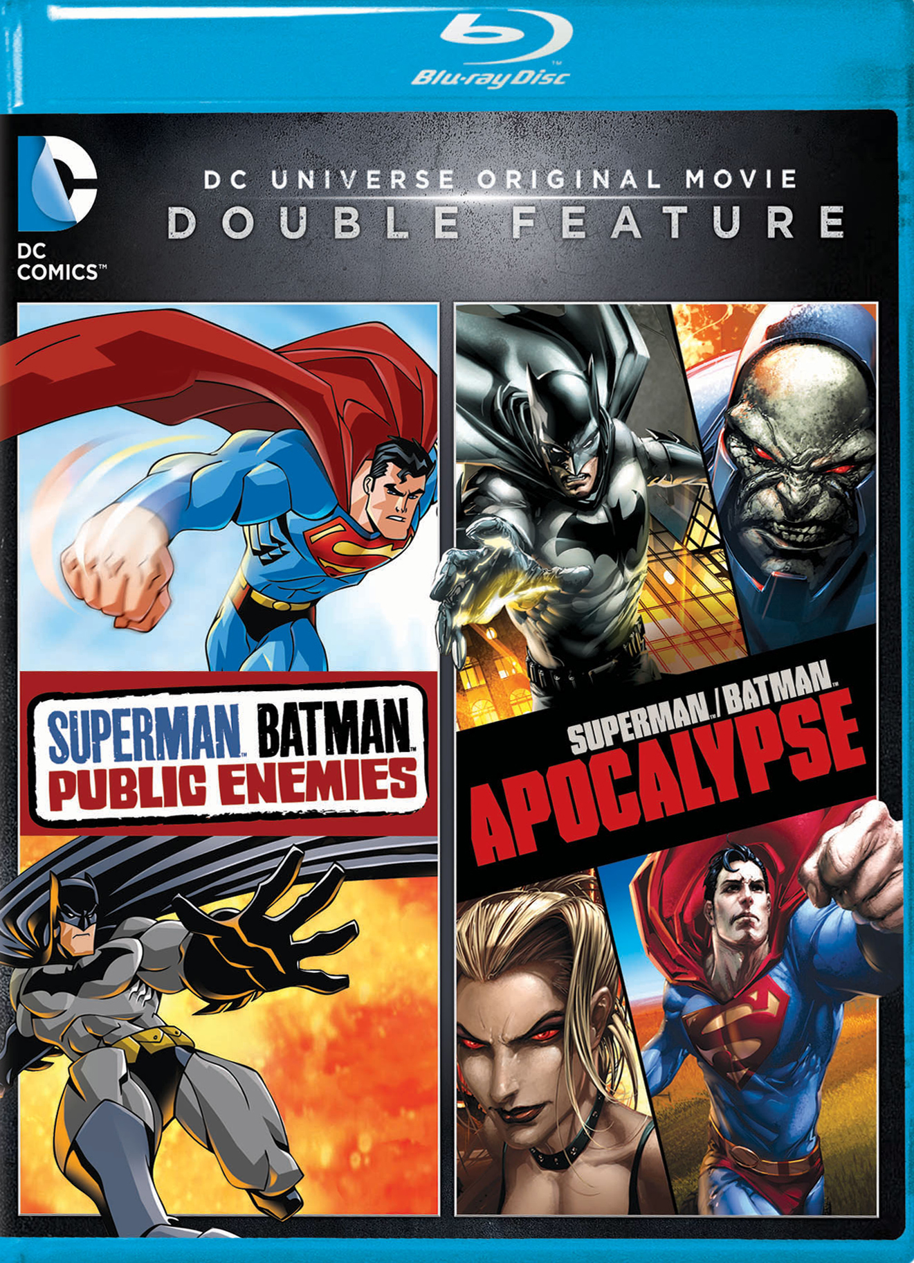 Best Buy: DC Universe Original Movie: Superman/Batman: Public Enemies/ Superman/Batman: Apocalypse [Blu-ray]