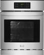 Frigidaire - 24" Built-In Single Electric Wall Oven - Stainless - Larger Front