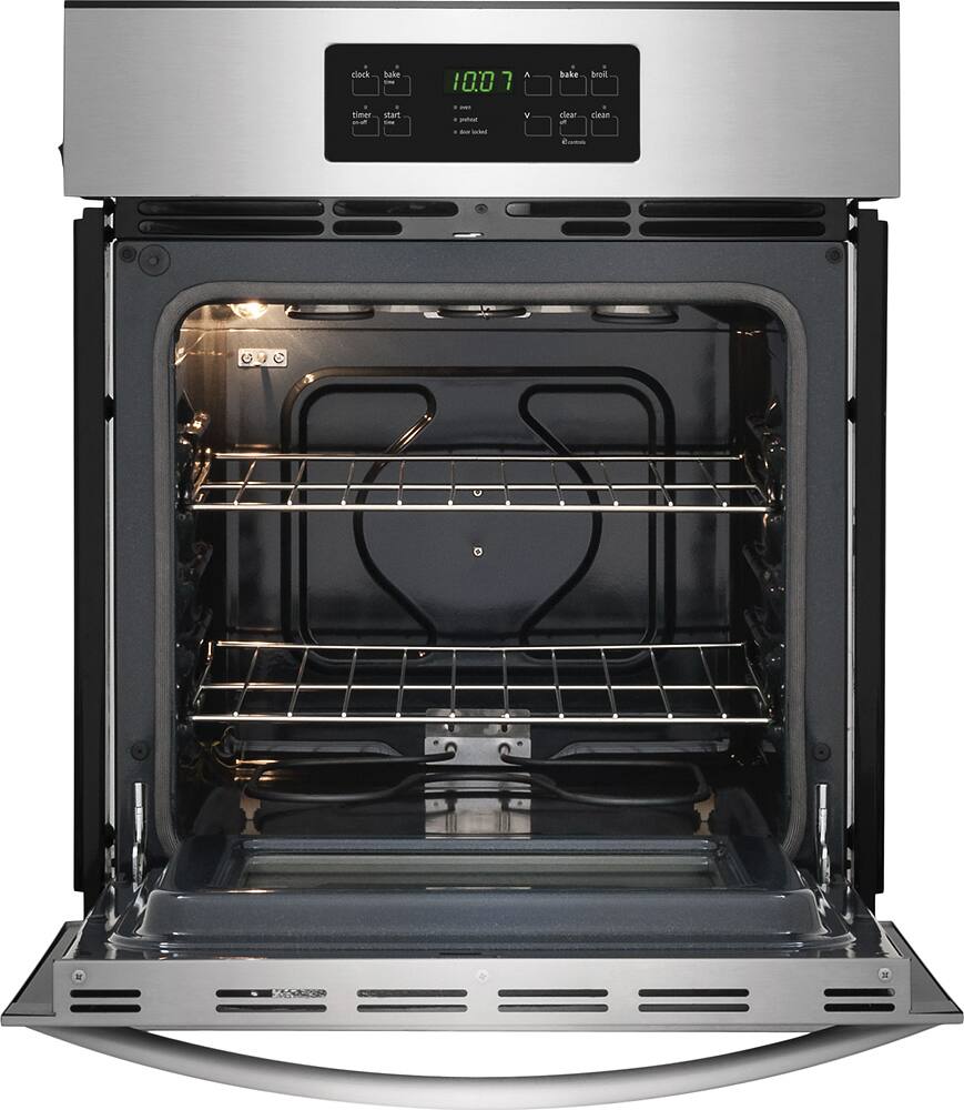 Best Buy Frigidaire 24" BuiltIn Single Electric Wall Oven Stainless steel FFEW2425QS