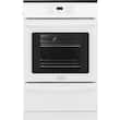 Frigidaire - 24" Built-in Single Gas Wall Oven - White - Larger Front