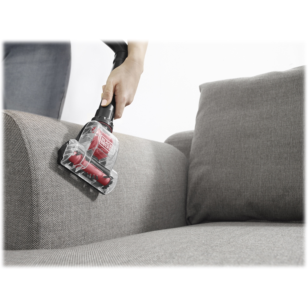 Best Buy: Black & Decker AIRSWIVEL Bagless Upright Vacuum White