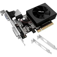 PNY - NVIDIA GeForce GT 710 VERTO 2GB DDR3 PCI Express 2.0 Graphics Card - Black - Front_Zoom