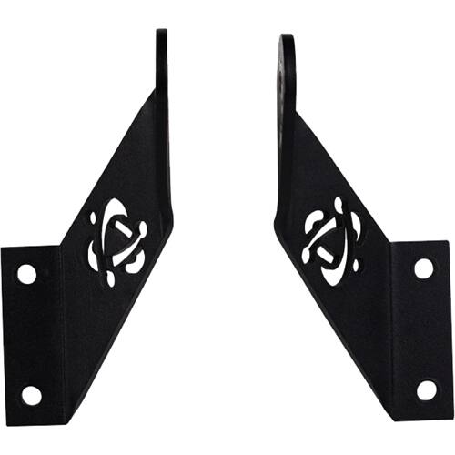 Metra - Hood Mount bracket for JEEP JK 2007-2015 - black - Larger Front