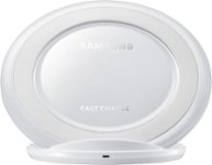 Front Zoom. Samsung - Fast Charge 9W Qi Certified Wireless Charging Pad for Android - White.