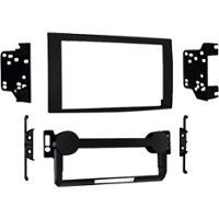 Metra - Double DIN ISO Conversion Kit for Select Vehicles - Matte black - Front_Zoom