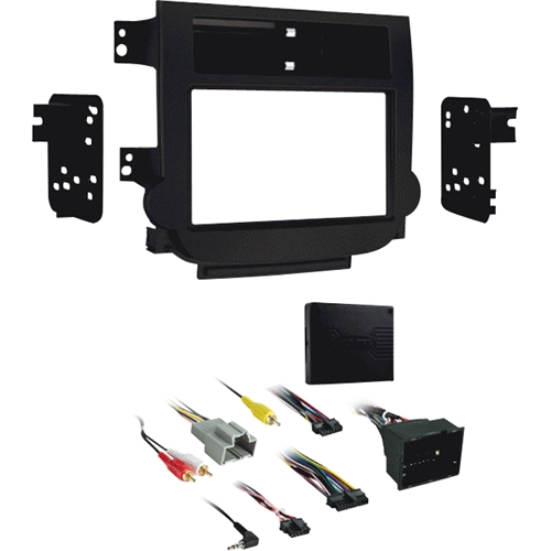 Metra - Double DIN Installation Kit for Chevrolet Malibu with Auto Climate 2013-up - Black