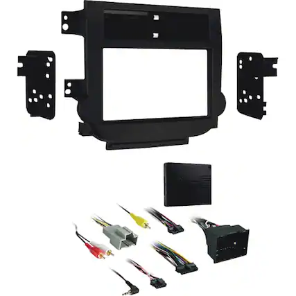 Front. Metra - Dash Kit for Select 2013-2015 Chevrolet Malibu DIN DDIN - Black.