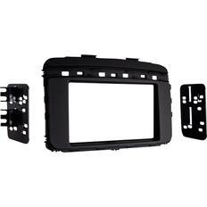 Front. Metra - Dash Kit for Select 2016-2020 Kia Sorento DDIN - Black.