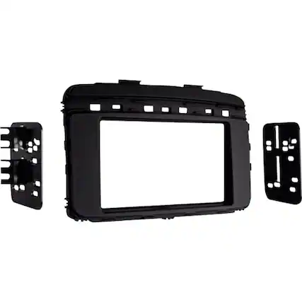 Front. Metra - Dash Kit for Select 2016-2020 Kia Sorento DDIN - Black.