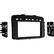 Front. Metra - Dash Kit for Select 2016-2020 Kia Sorento DDIN - Black.
