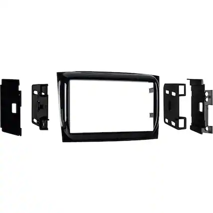 Front. Metra - Dash Kit for Select 2015-2023 Ram ProMaster DDIN - High Gloss Black.