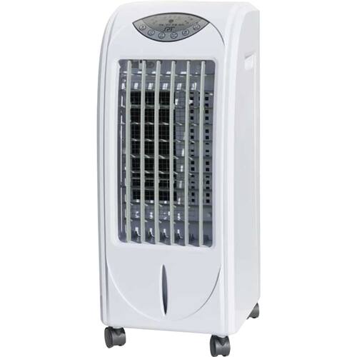 Front. SPT - Evaporative Air Cooler with Ultrasonic Humidifier - White.
