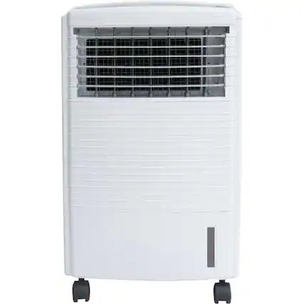 Front. SPT - Evaporative Air Cooler with 3D Cooling Pad - White.