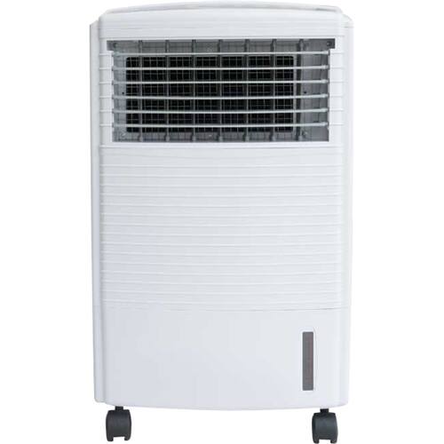 Front. SPT - Evaporative Air Cooler with 3D Cooling Pad - White.