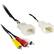 Front. AXXESS - Wiring Harness for Most 2007 or Later Toyota Vehicles - Yellow, White, Red, Black.