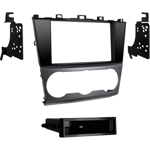 Metra - DIN Installation Kit with Pocket for Select Subaru vehicles - Silver\Black was $34.99 now $26.24 (25.0% off)