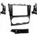 Front. Metra - Dash Kit for Select 2015-2021 Subaru Forester Impreza XV Crosstrek WRX including STI DIN - Silver/Black.