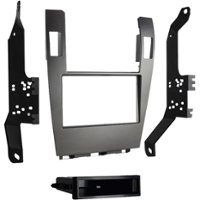 Metra - Installation Kit with Pocket for Lexus ES350 (non-NAV models only) 2007-2012 - Black/Gray - Front_Zoom