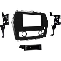 Front. Metra - Dash Kit for Select 2016-2023 Nissan Maxima DIN DDIN - Black.