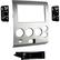 Front. Metra - Dash Kit for Select 2004-2007 Nissan Titan DIN DDIN - Silver.