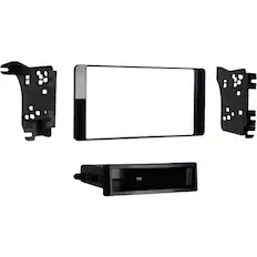 Front. Metra - Dash Kit for Select 2011-2023 Mitsubishi Outlander - Charcoal Gloss.