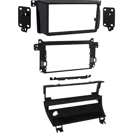 Front. Metra - Dash Kit for Select 1999-2005 BMW 3 - Matte Black.