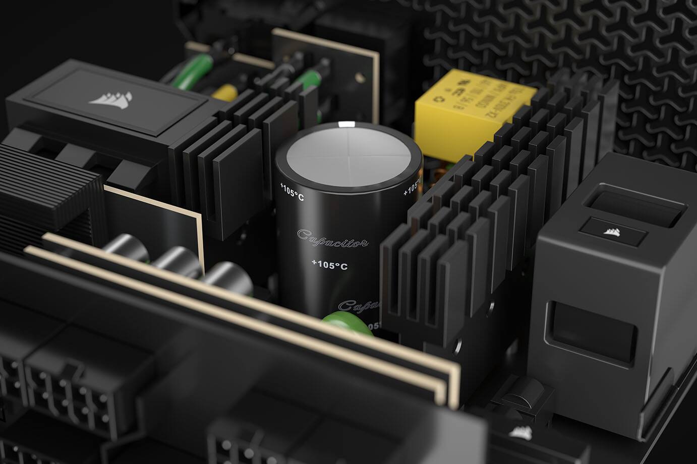 CORSAIR - RM1000e ATX 3.1 Low-Noise ATX Power Supply with Th