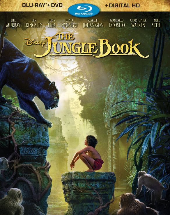  The Jungle Book [Includes Digital Copy] [Blu-ray/DVD] [2016]