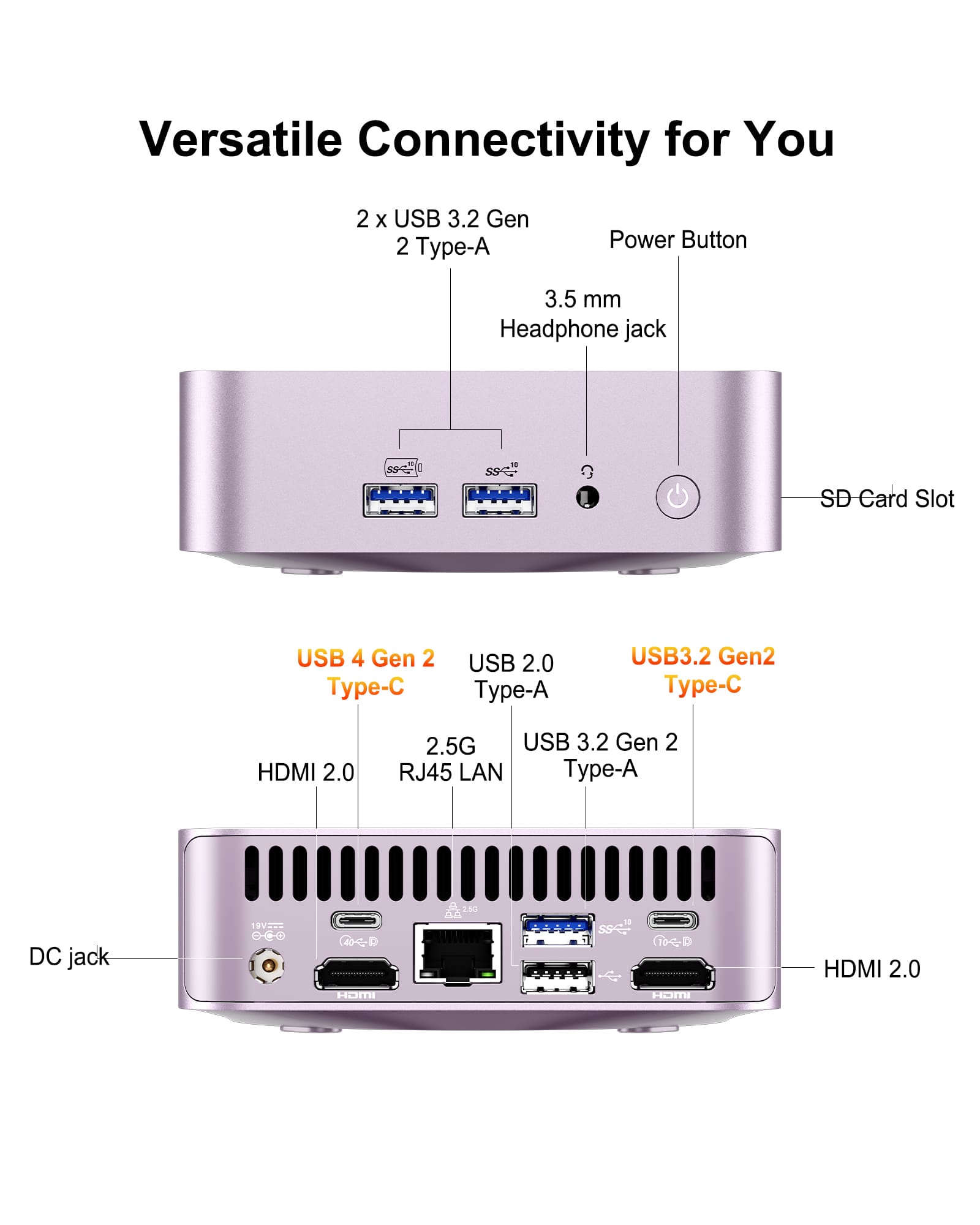 Geekom A6 Mini PC with AMD Ryzen 7 6800H, 32GB DDR5 RAM, 1TB