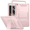Front. DTTO - iPad 10.2 inch Case for 7th/8th/9th Gen (2019-2021) with Screen Protector, Shockproof Cover and Kickstand - Pink Sand.